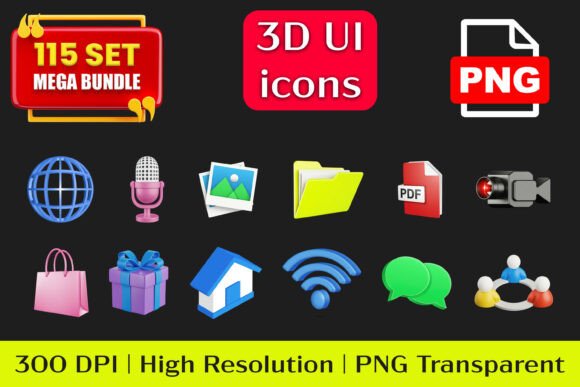 115 Premium 3D UI Icons Mega Bundle: A Practical Guide to Elevating Your Design
