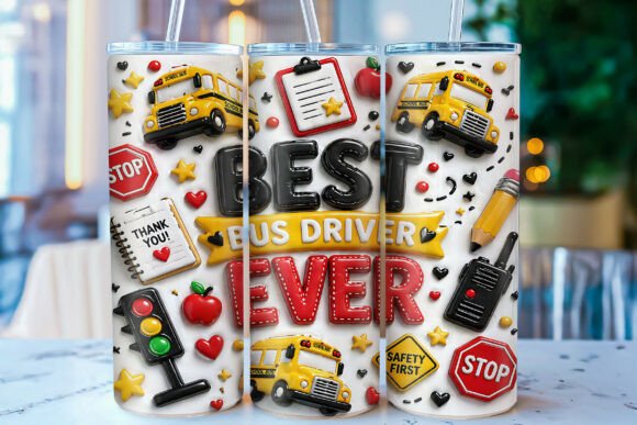 3D Bus Driver 20oz Tumbler Wrap PNG: A Practical Guide for Creators and Businesses