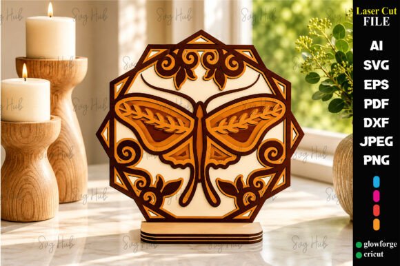 3D Lunar Moth Layered Laser Cut: A Comprehensive Guide