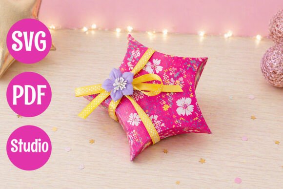 3D Star Box Template for Magical Gifts