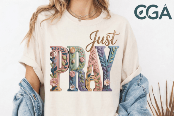 Evaluating the Just Pray Floral PNG for Creative Projects