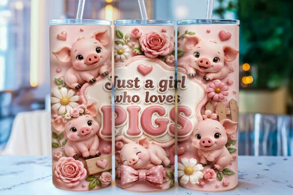 Inflated Pig Lover 20oz Tumbler Wrap PNG: A Deep Dive into Sublimation Design Trends