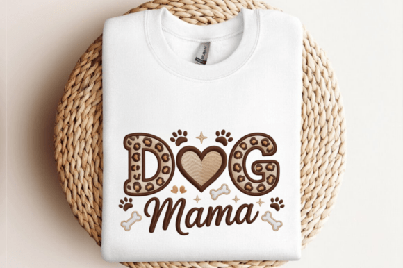 Leopard Dog Mama Png Yarn Dog Mom PNG
