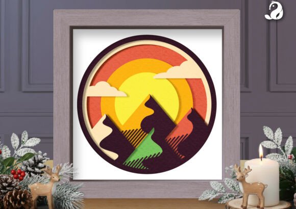 Modern Sunset Peaks 3D Shadowbox SVG: A Practical Guide to Implementation