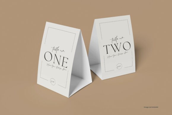 Table Tent Mockup: A Professional Preview Tool