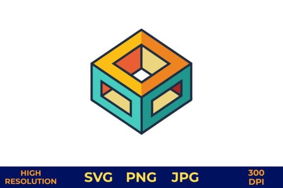 Unlock Creative Potential with the 3D Perspective Tool Icon in Colors